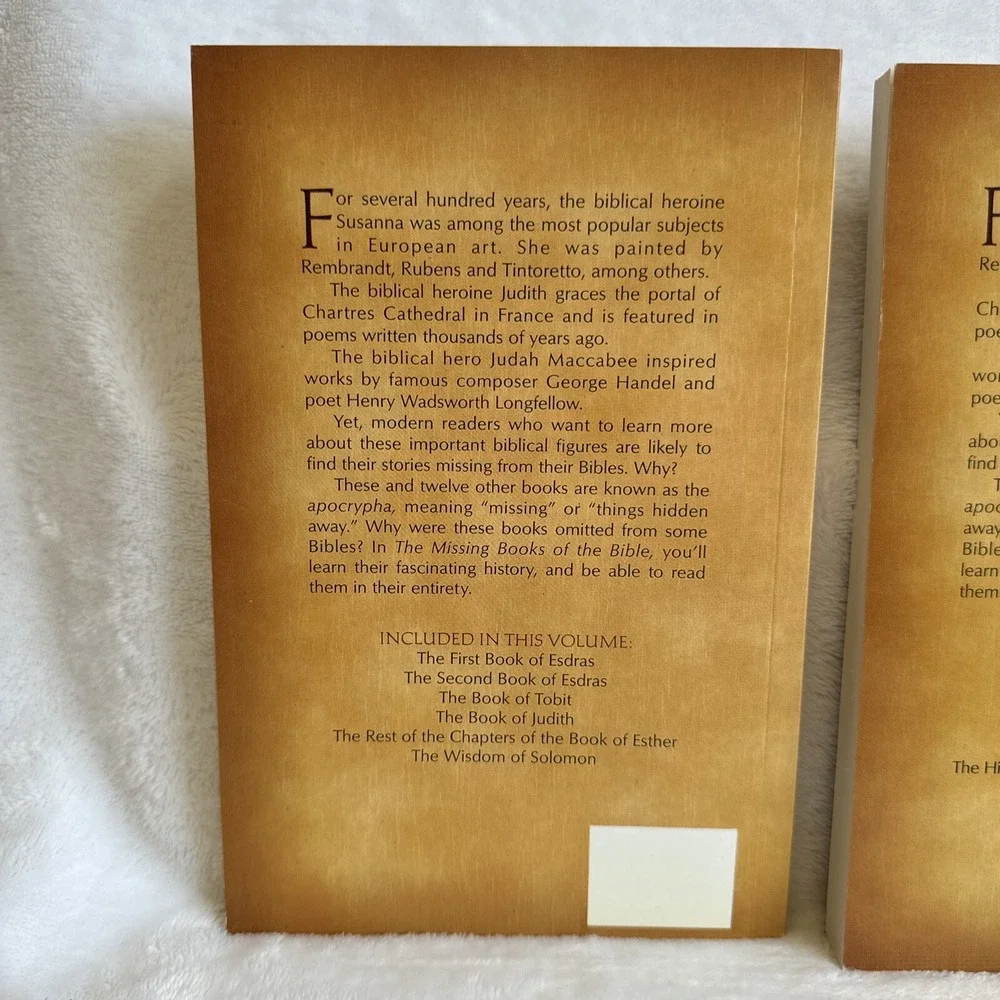 The‎ Missing Books of the Bible Volumes 1 and 2 Set Apocrypha